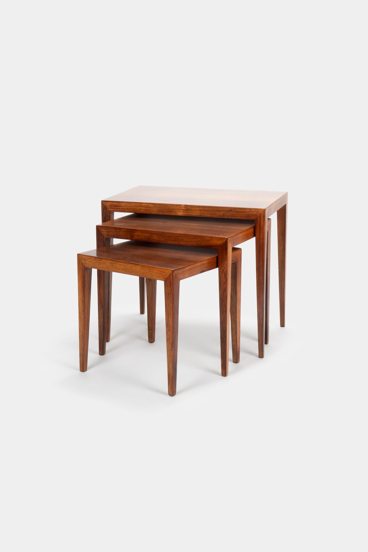 Severin Hansen, Haslev Møbelsnedkeri, Nesting Tables, Denmark, 50s