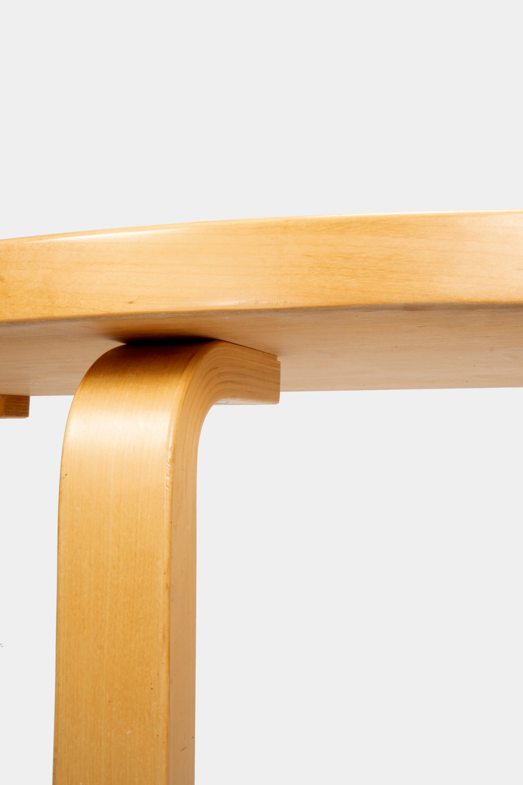 Alvar Aalto zweiteiliger Esstisch, Birke, 30er