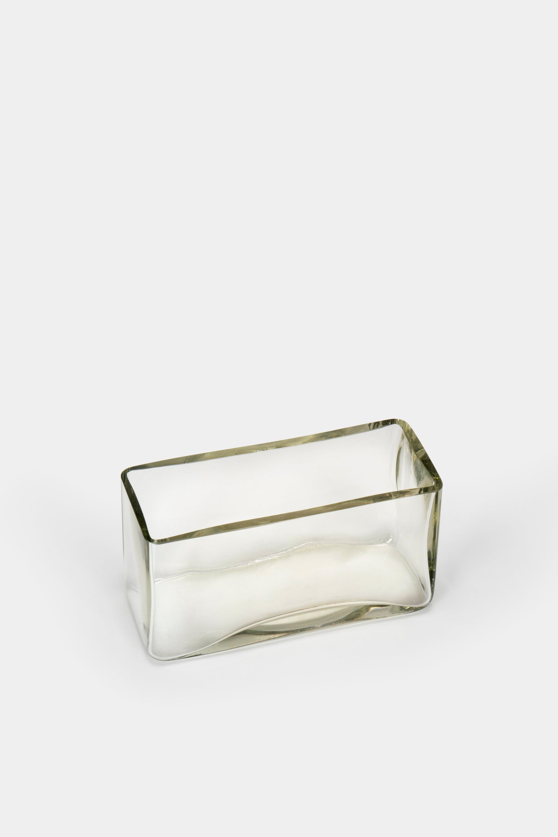 P. Loder, Siegwart & Co Hergiswil, Crystal Glass Vase, Switzerland, 60s
