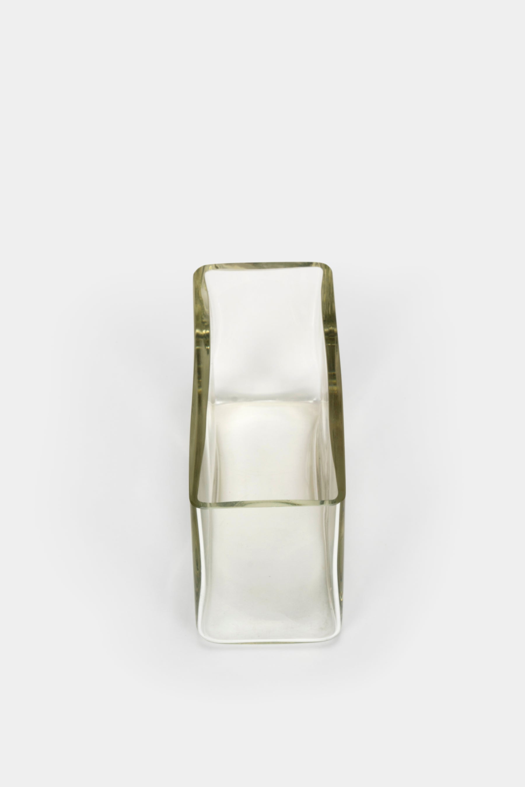 P. Loder, Siegwart & Co Hergiswil, Crystal Glass Vase, Switzerland, 60s