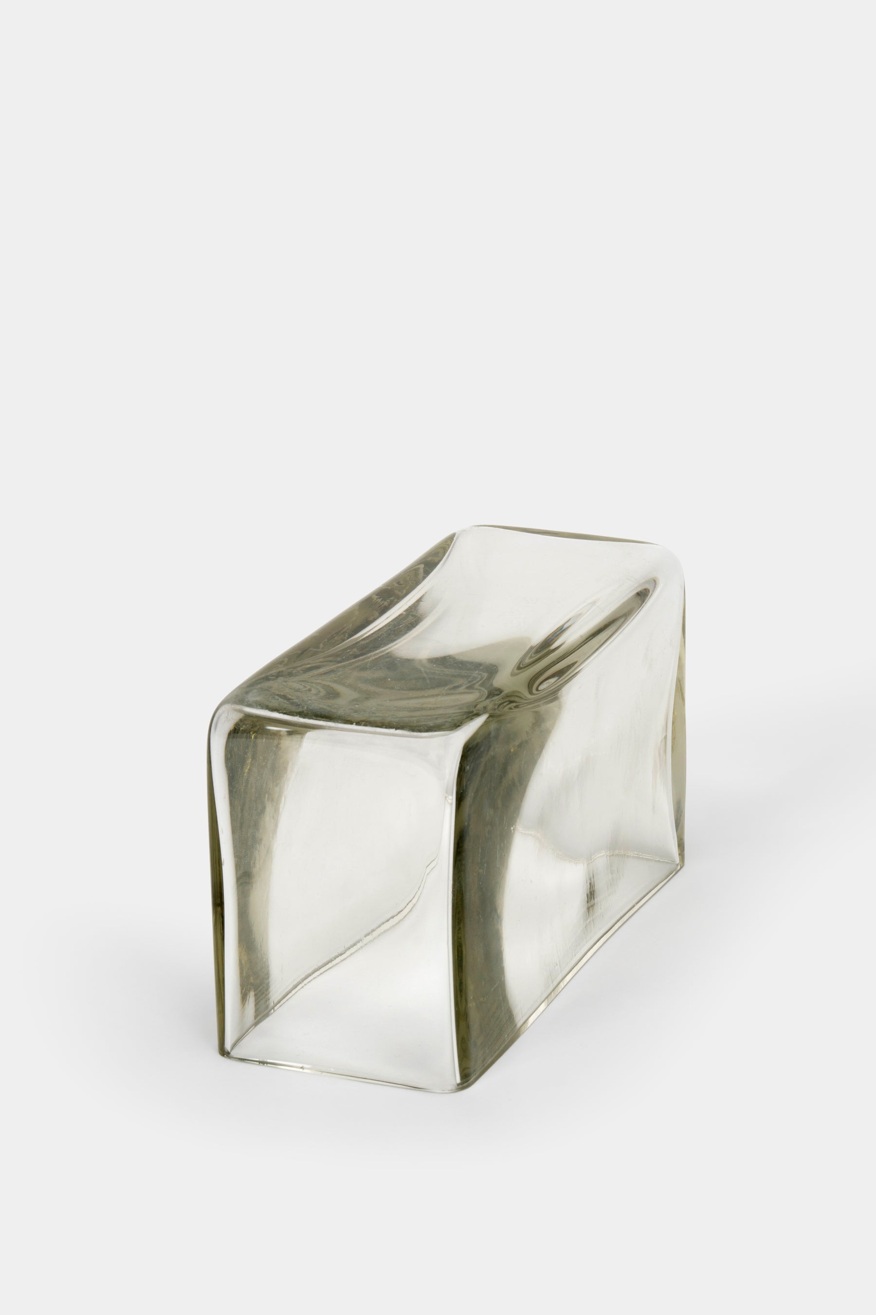 P. Loder, Siegwart & Co Hergiswil, Crystal Glass Vase, Switzerland, 60s