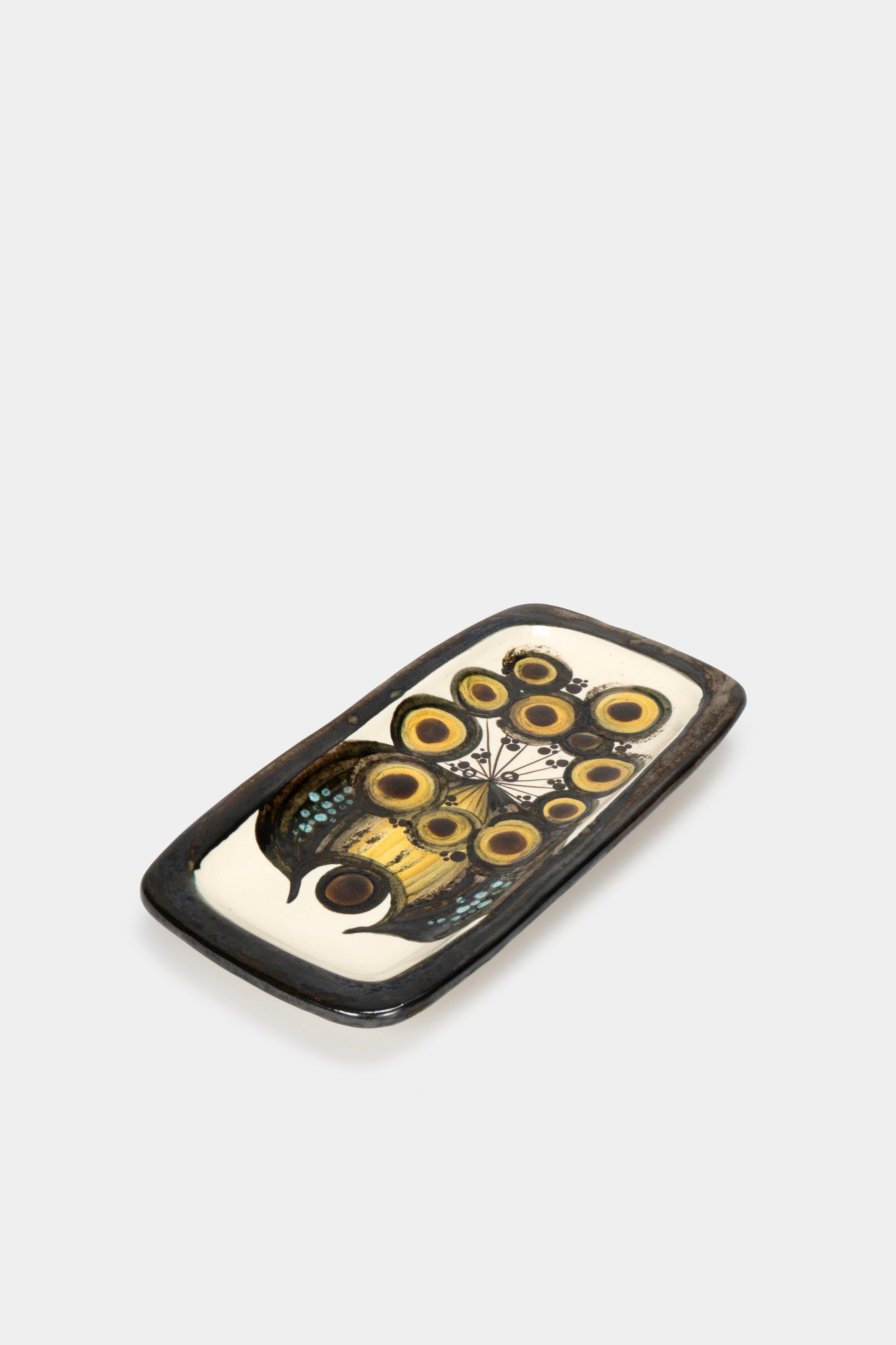 Willy Steinlin Ceramic Plate, Switzerland, 70s