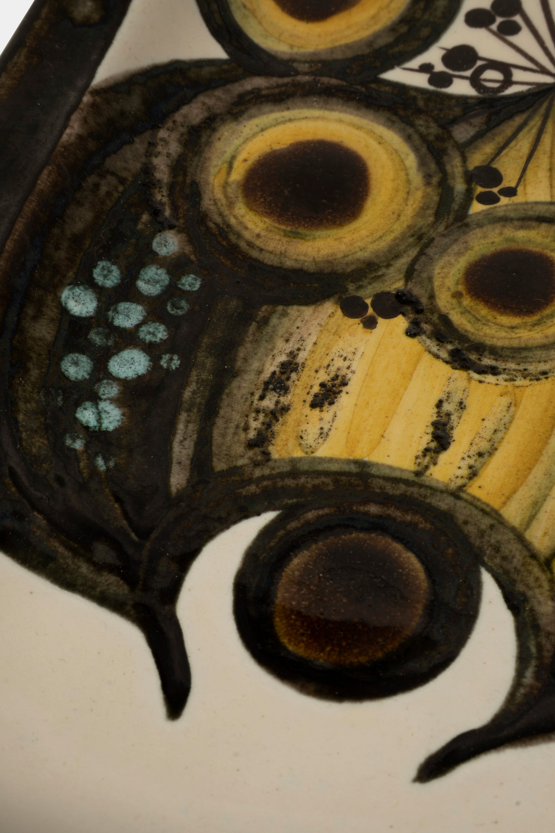 Willy Steinlin Ceramic Plate, Switzerland, 70s