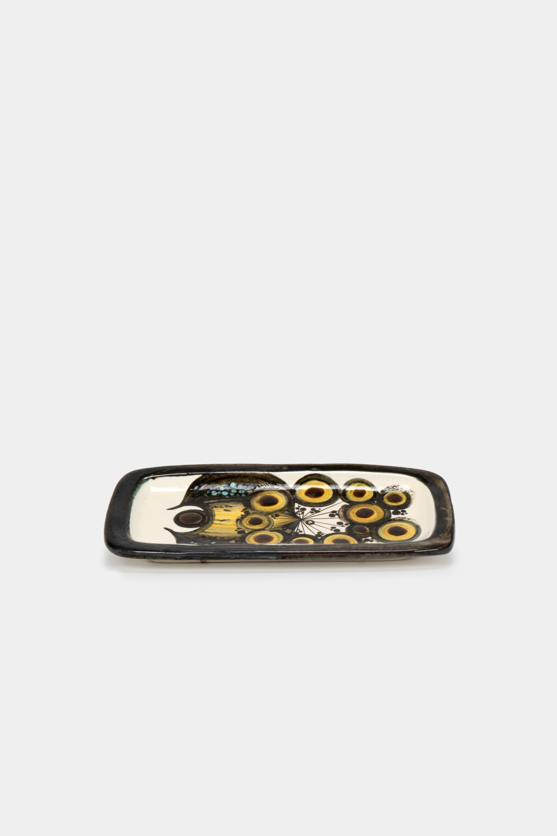 Willy Steinlin Ceramic Plate, Switzerland, 70s