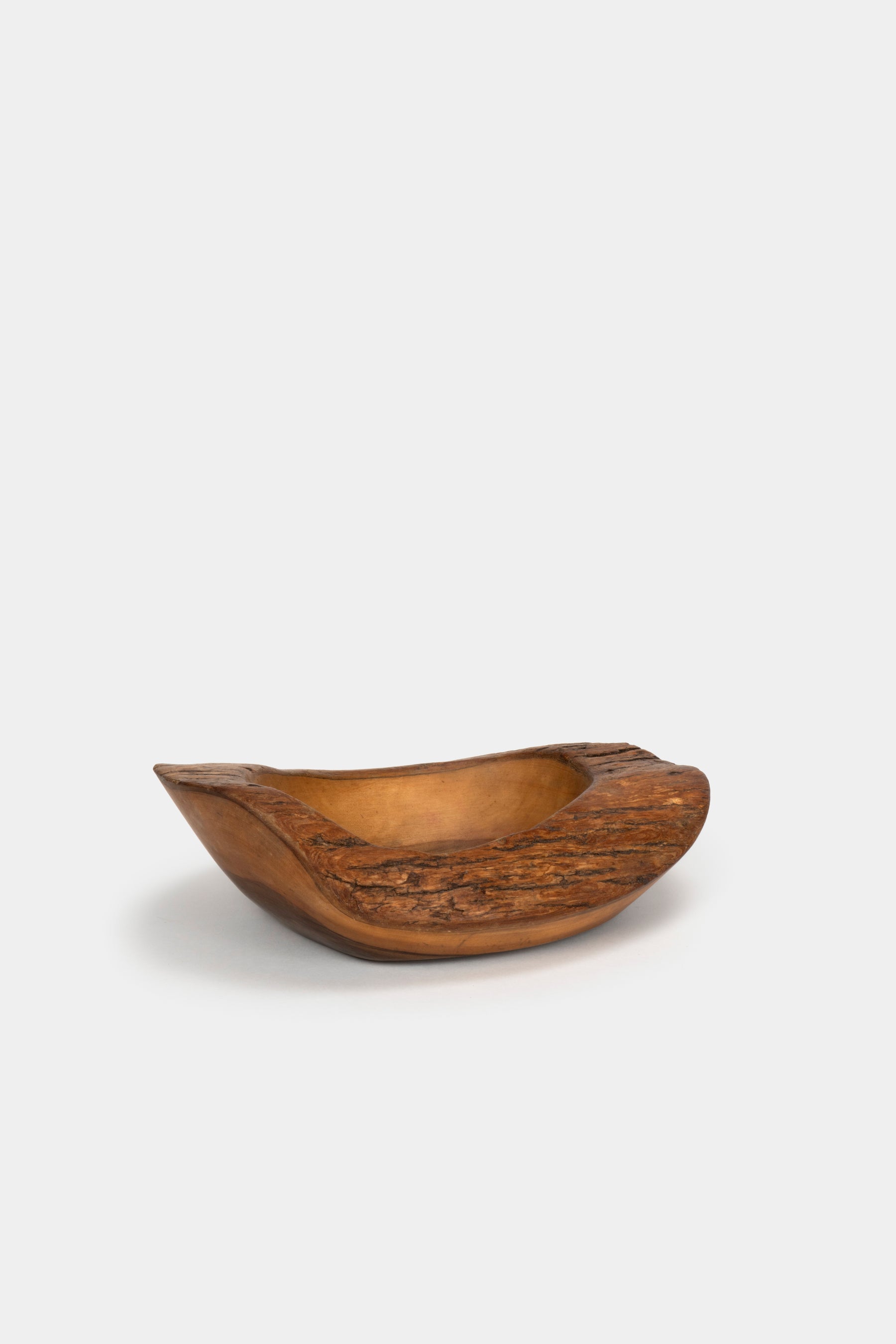 Handcrafted Wooden Bowl, France, 50s
