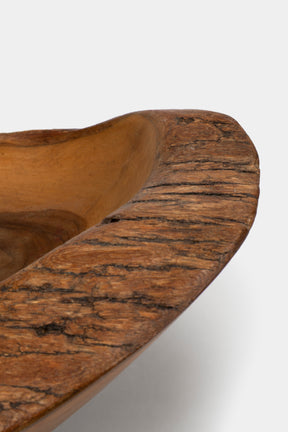 Handcrafted Wooden Bowl, France, 50s