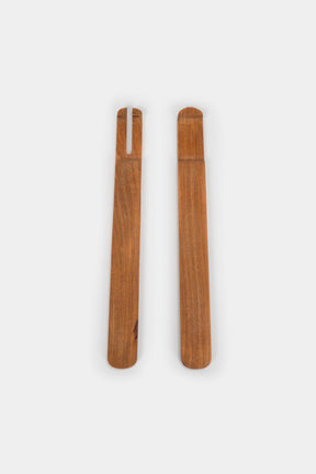 Wooden Salad Servers, Switzerland, 80s