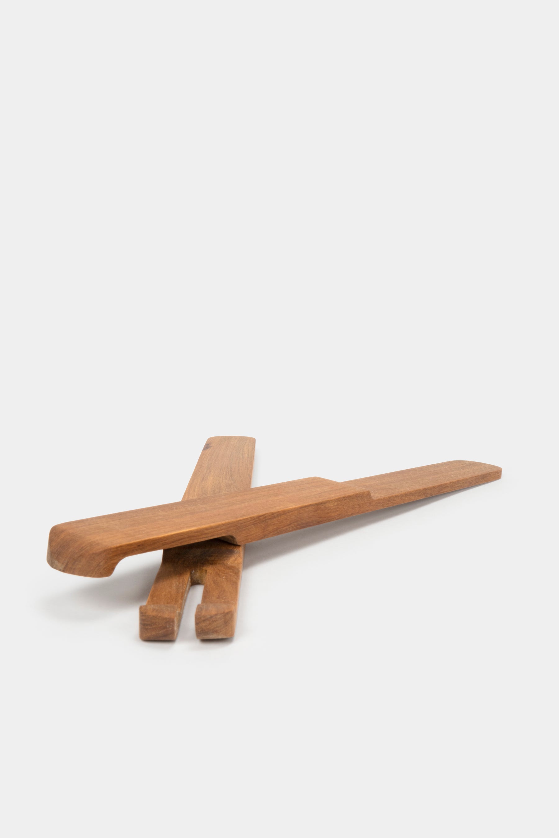 Wooden Salad Servers, Switzerland, 80s