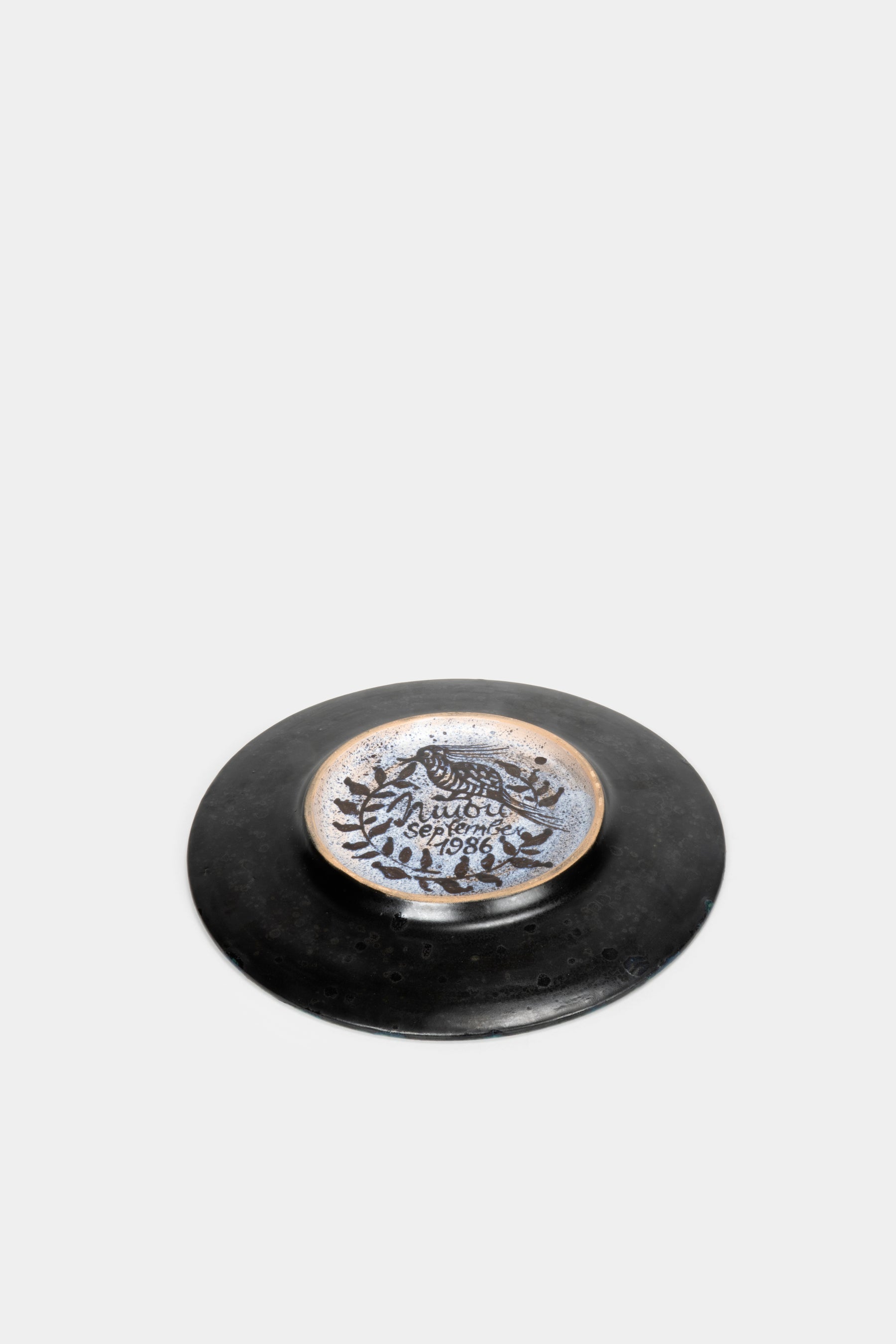 Ninon Vester Müller, Ceramic Plate, 80s