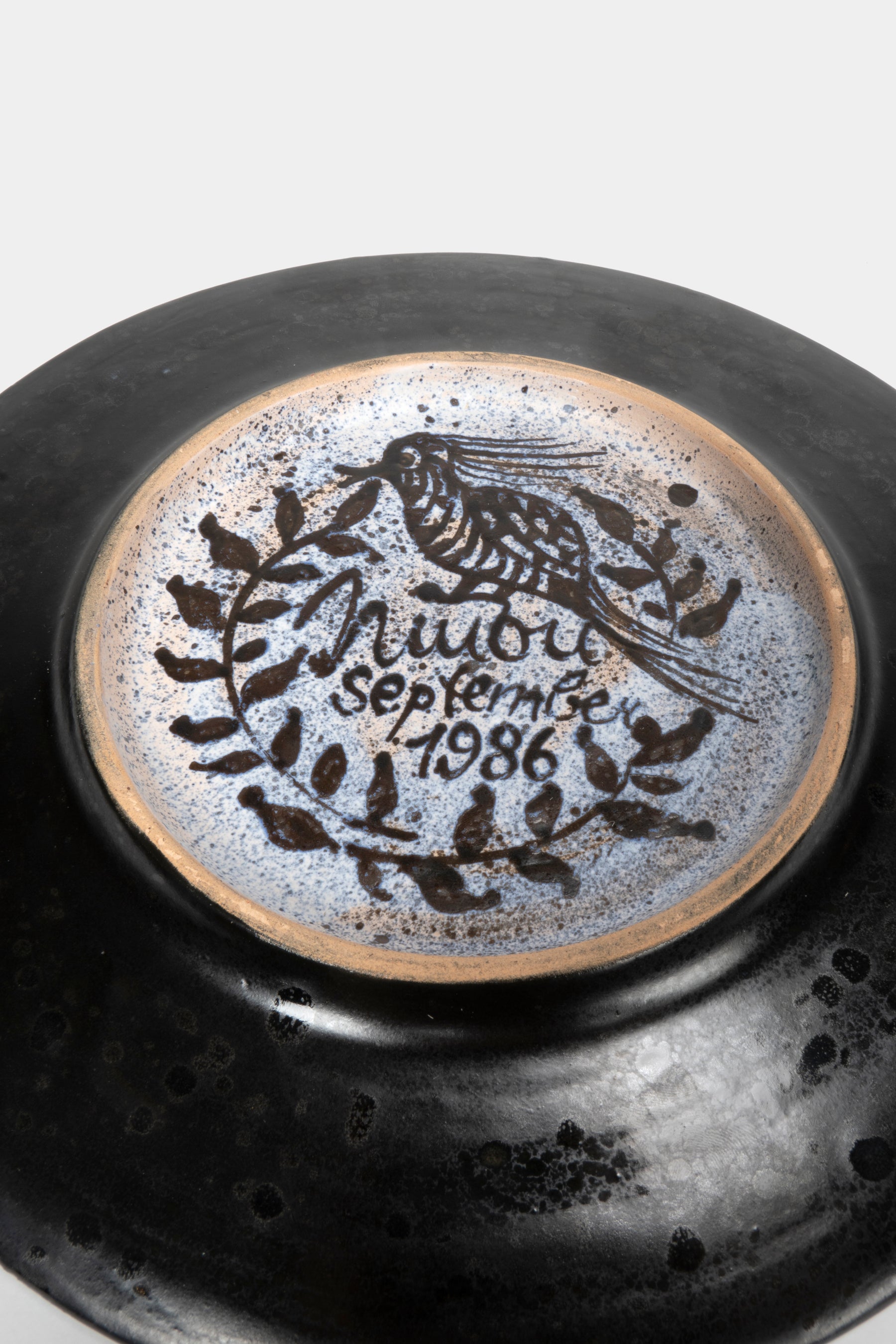 Ninon Vester Müller, Ceramic Plate, 80s