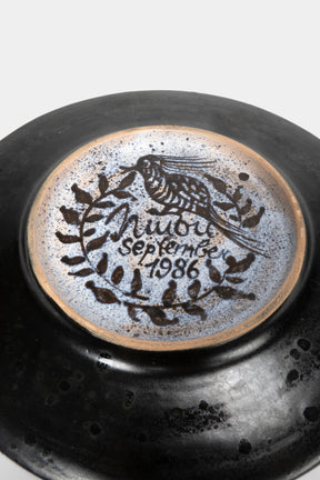 Ninon Vester Müller, Ceramic Plate, 80s