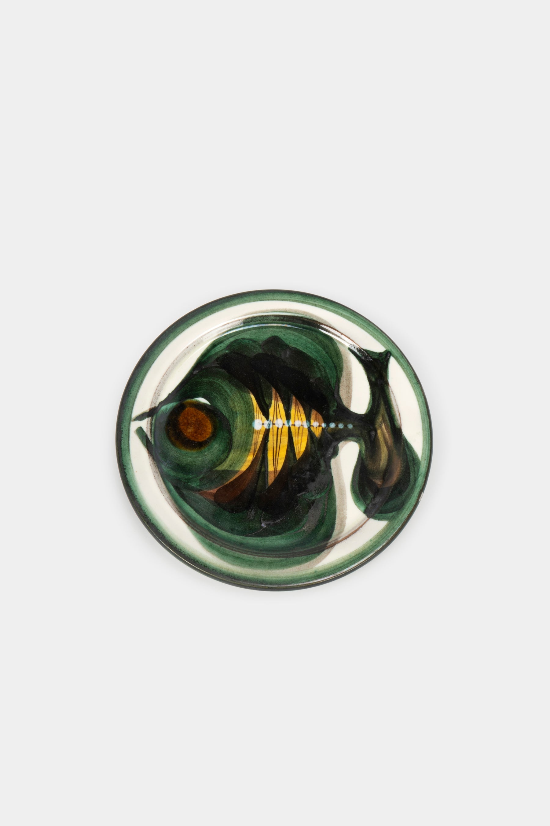 Willy Steinlin, Ceramic Plate, Switzerland, 60s