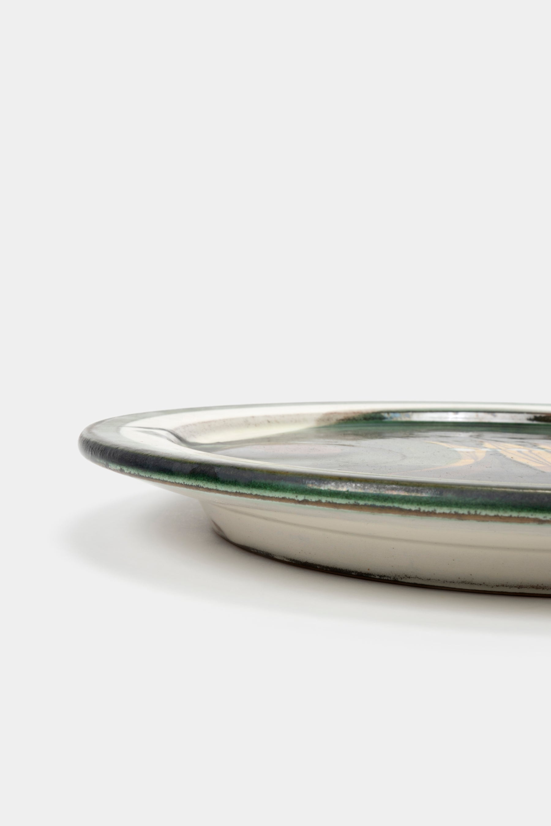 Willy Steinlin, Ceramic Plate, Switzerland, 60s