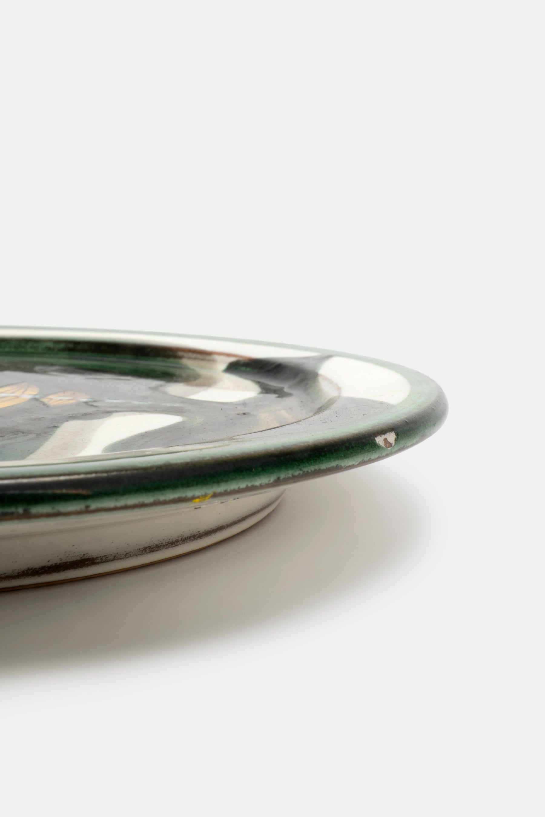 Willy Steinlin, Ceramic Plate, Switzerland, 60s