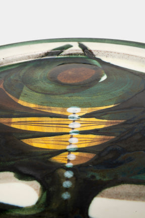 Willy Steinlin, Ceramic Plate, Switzerland, 60s