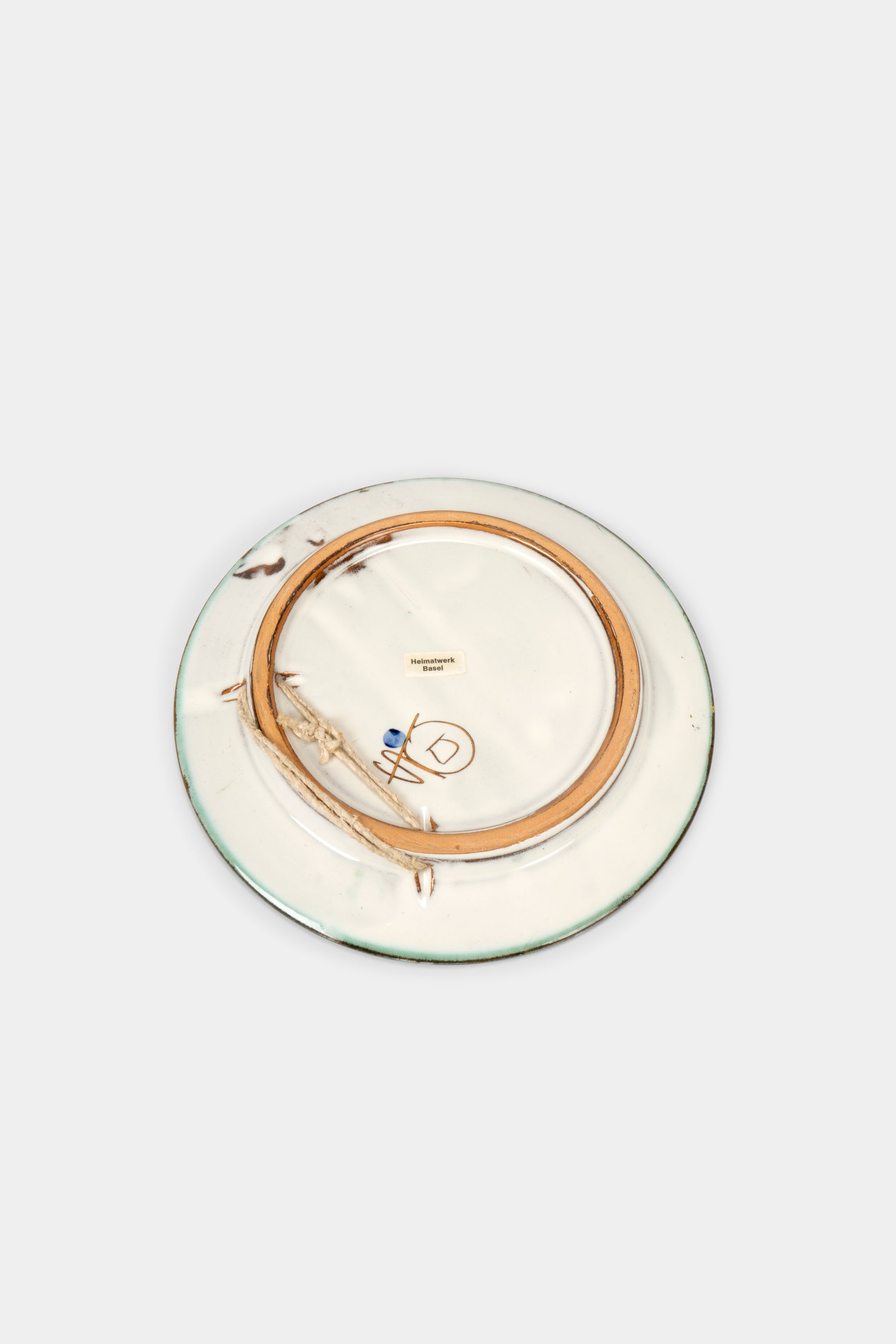 Willy Steinlin, Ceramic Plate, Switzerland, 60s