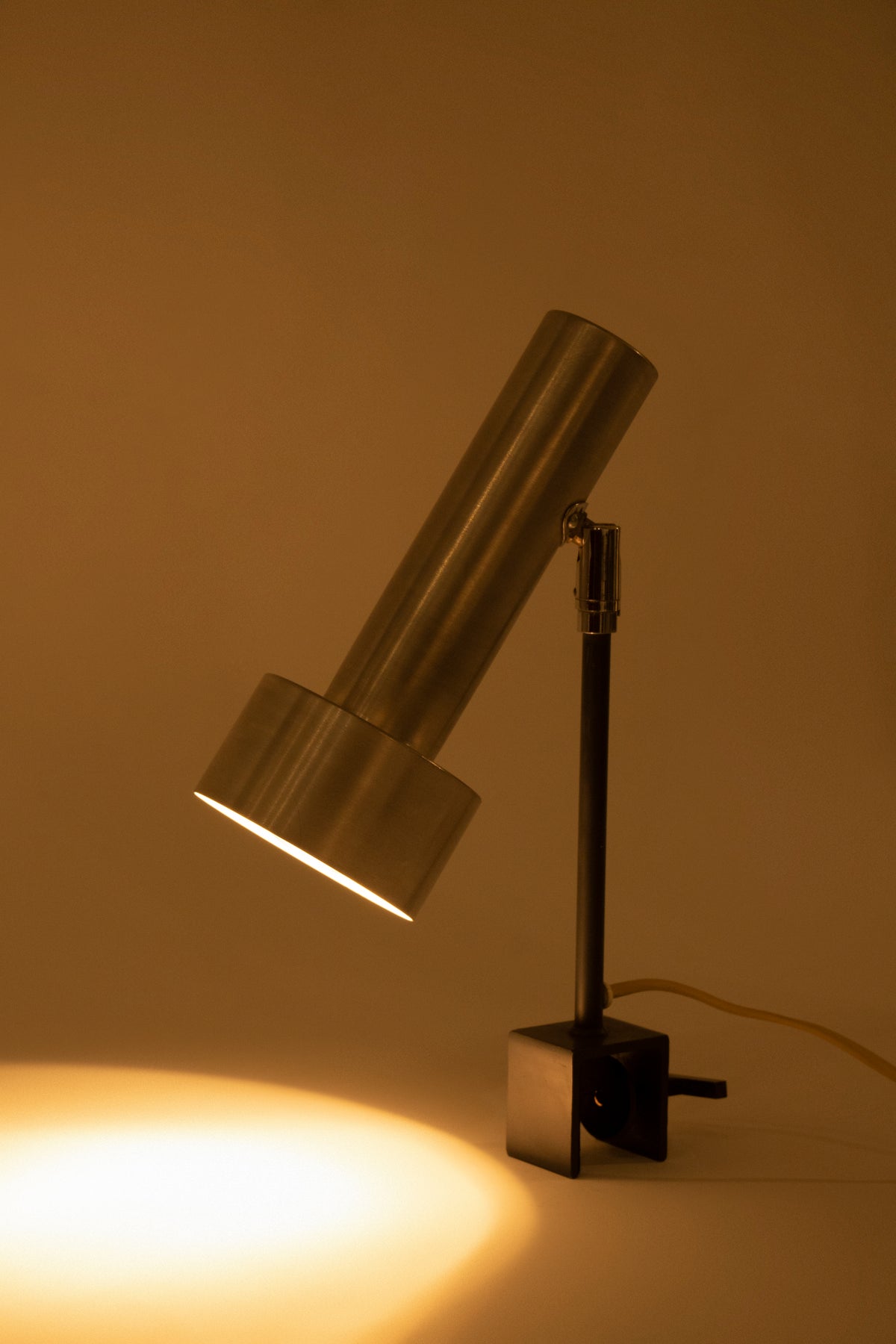 Schweizer Spotklemmlampe High End, 60er