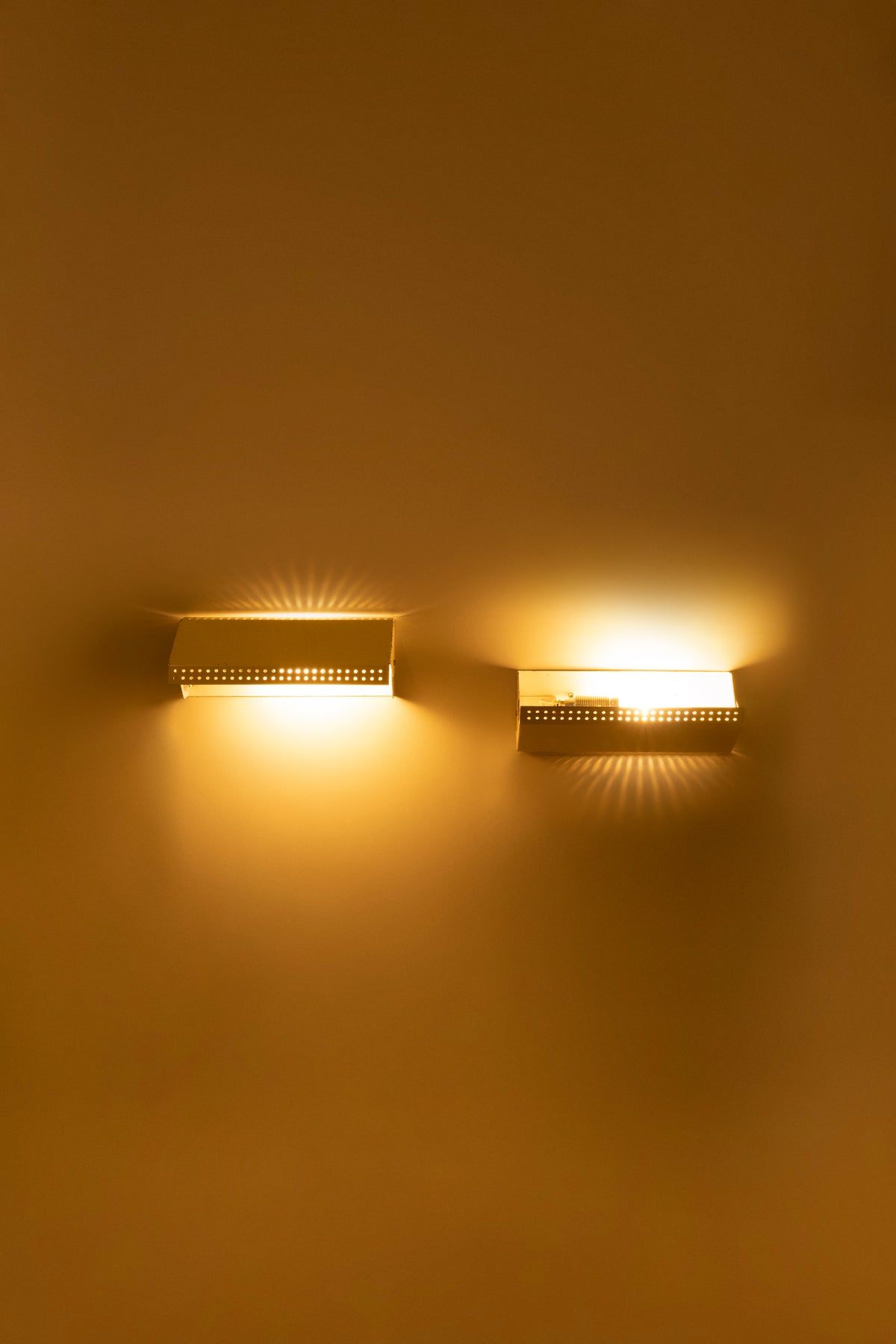 Pair of Scanotec Wall Lamps, Denmark, 70s