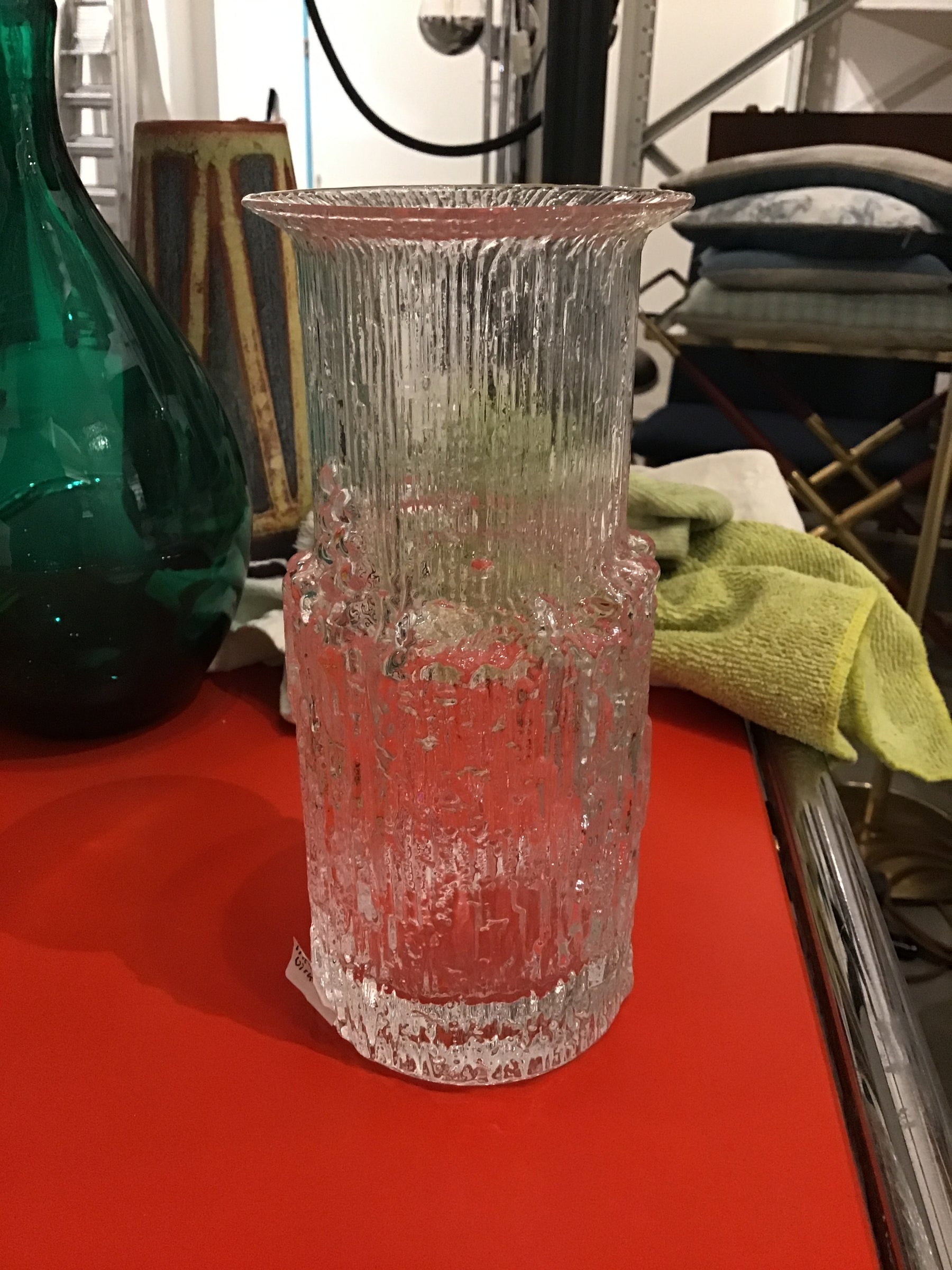 Glas Vase Arnica Ittala Wirkkala, 60er