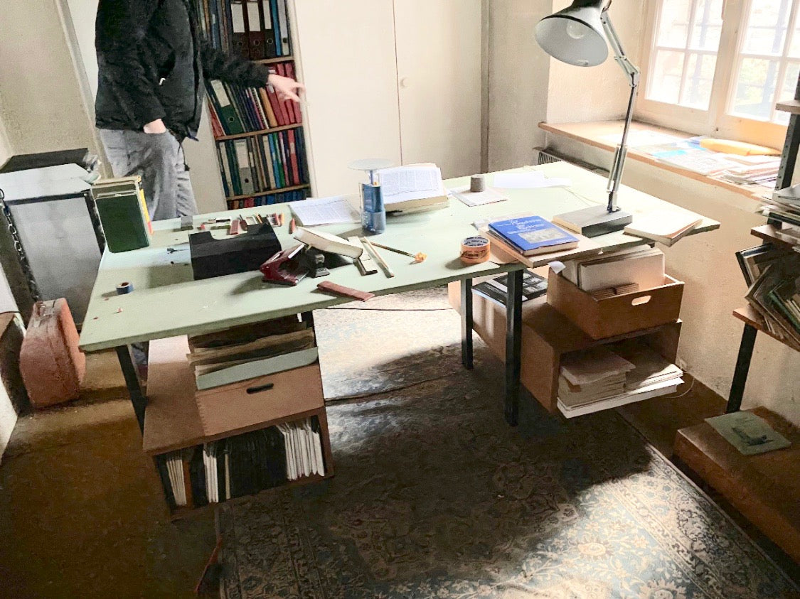 Othmar Birkner, Schreibtisch, Einzelstück mit Spezialhöhe, 60er