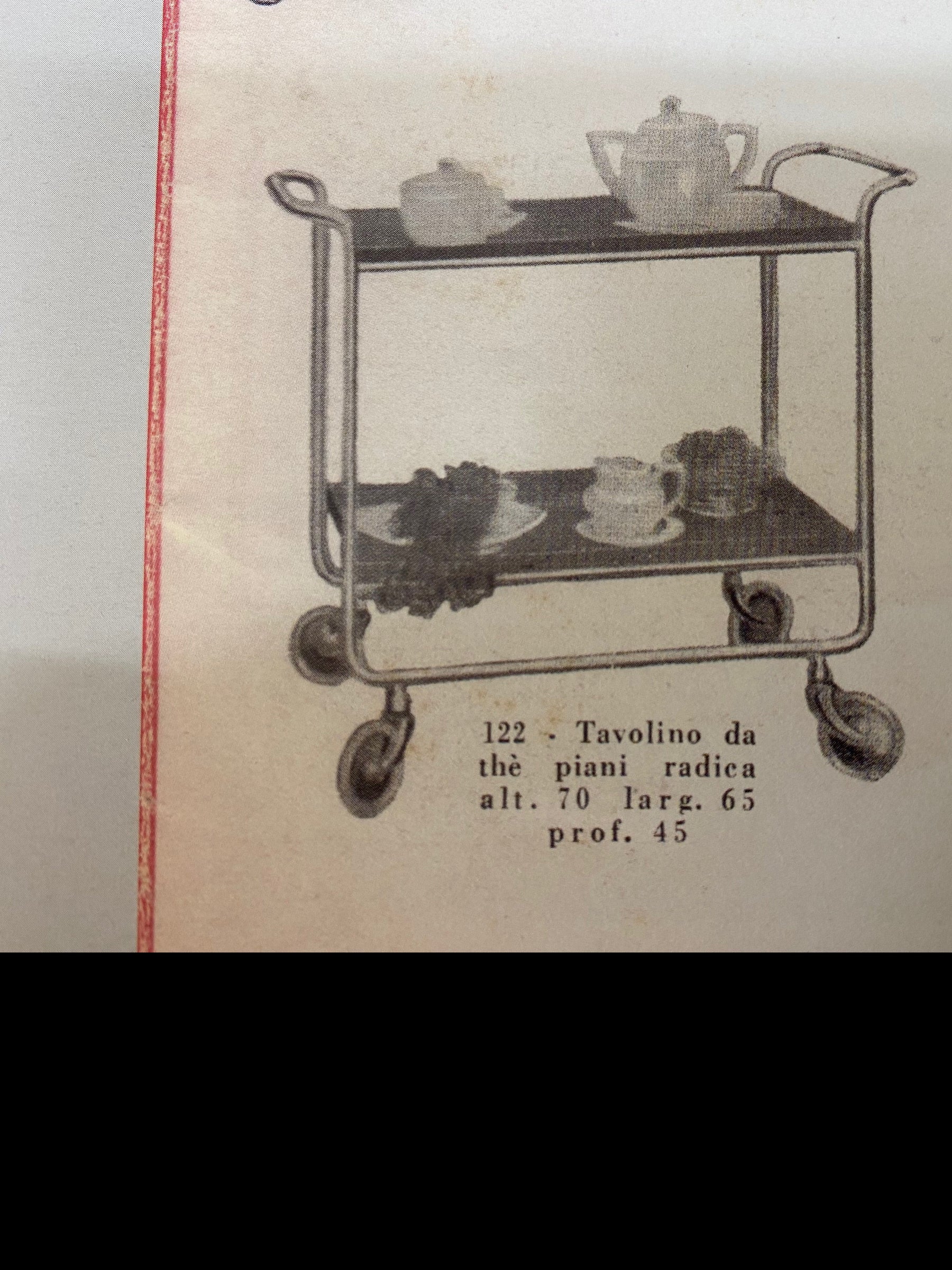 A1 - Serving Trolley, Cova Milano, Italy, 30s