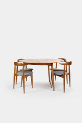 Heart Group, dining group, Hans Wegner for Fritz Hansen, 50s
