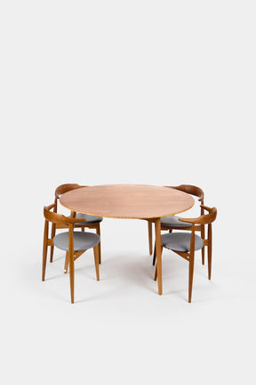 Heart Group, dining group, Hans Wegner for Fritz Hansen, 50s