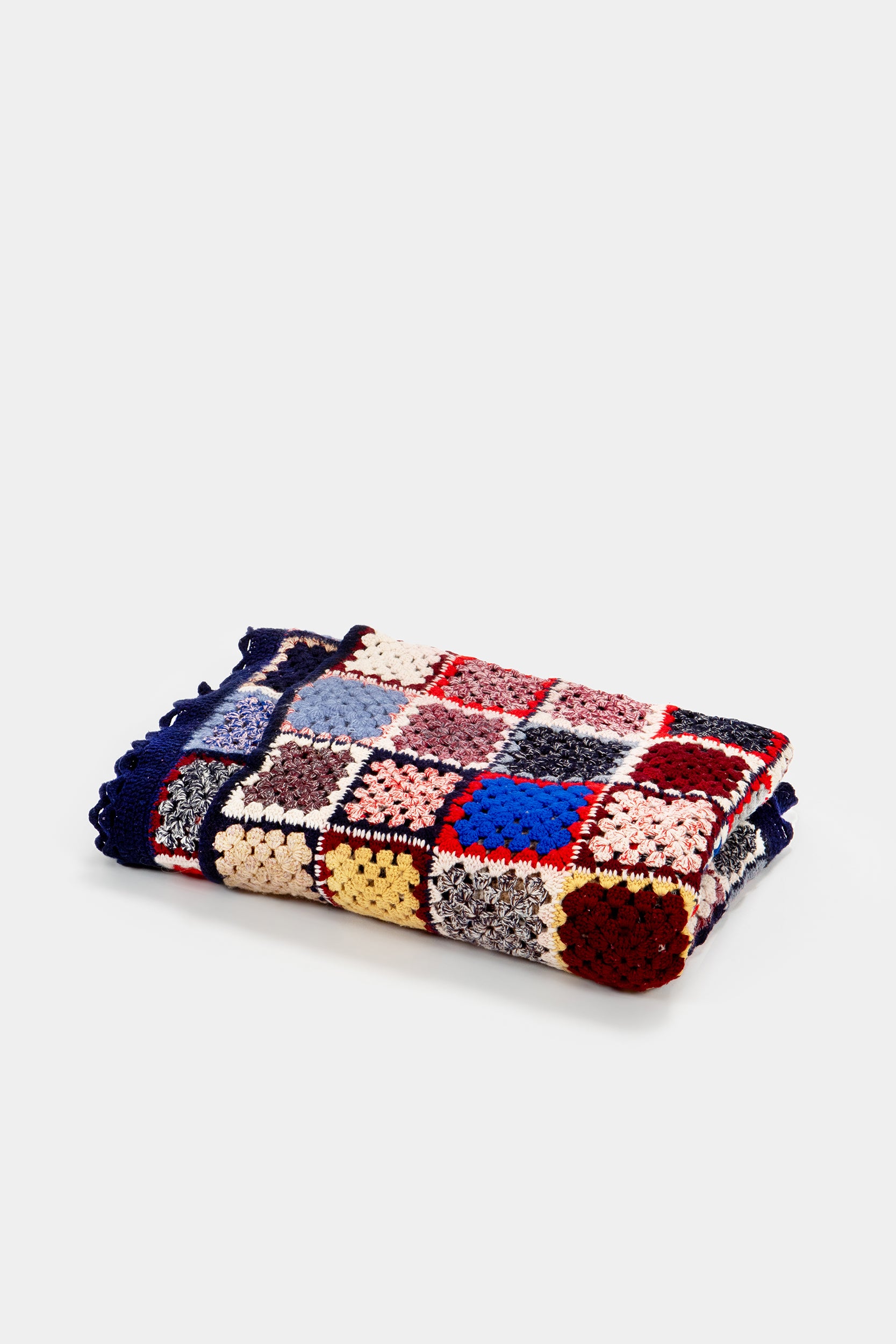 Italienische Quilt Decke, handgefertigt, 70er