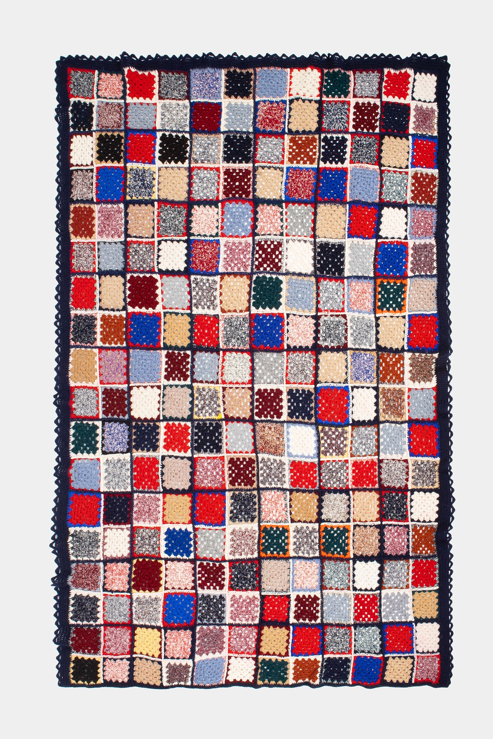 Italienische Quilt Decke, handgefertigt, 70er