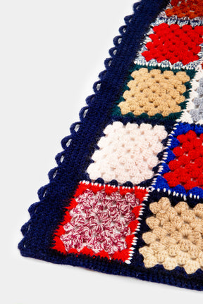 Italienische Quilt Decke, handgefertigt, 70er