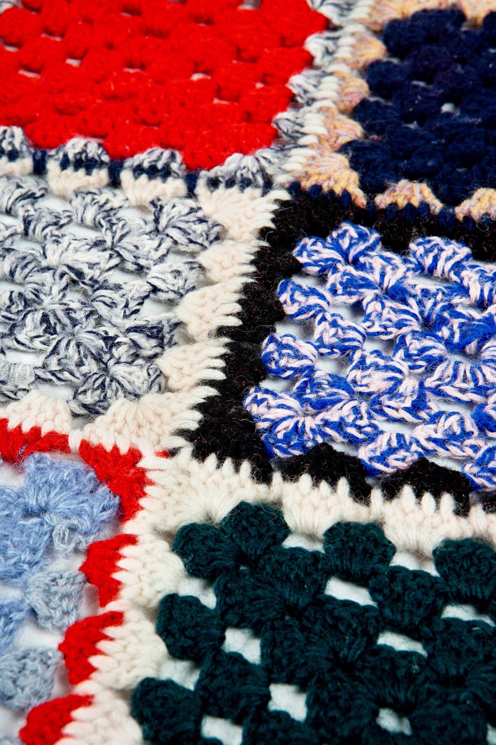 Italienische Quilt Decke, handgefertigt, 70er