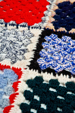 Italienische Quilt Decke, handgefertigt, 70er