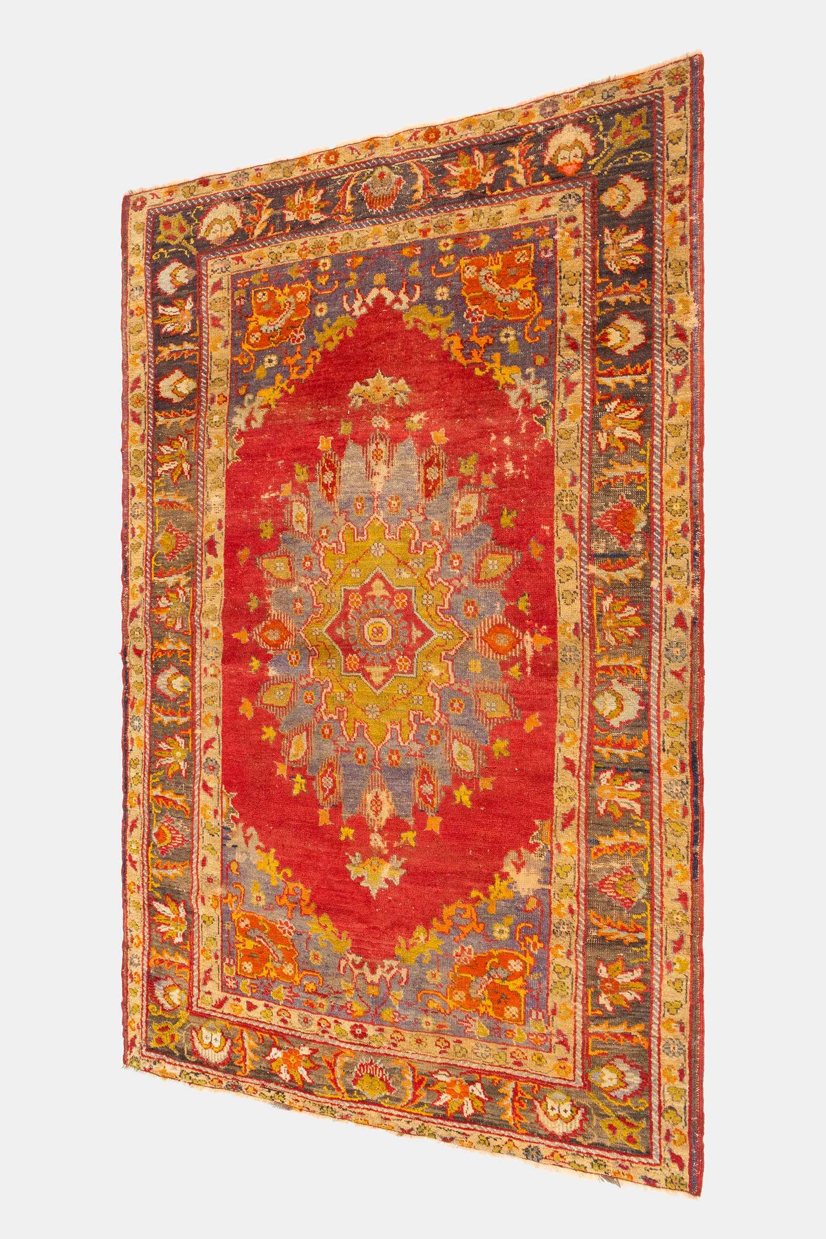 Knüpfteppich Kayseri, antik, Türkei 1890