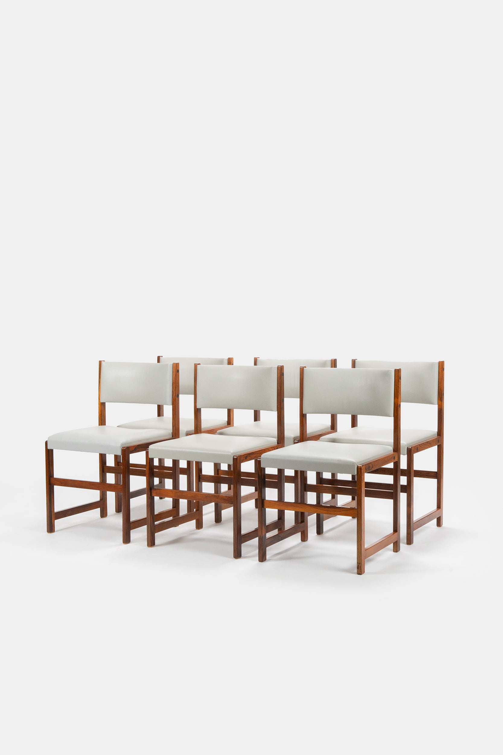 6 Brazilian chairs set, 60s