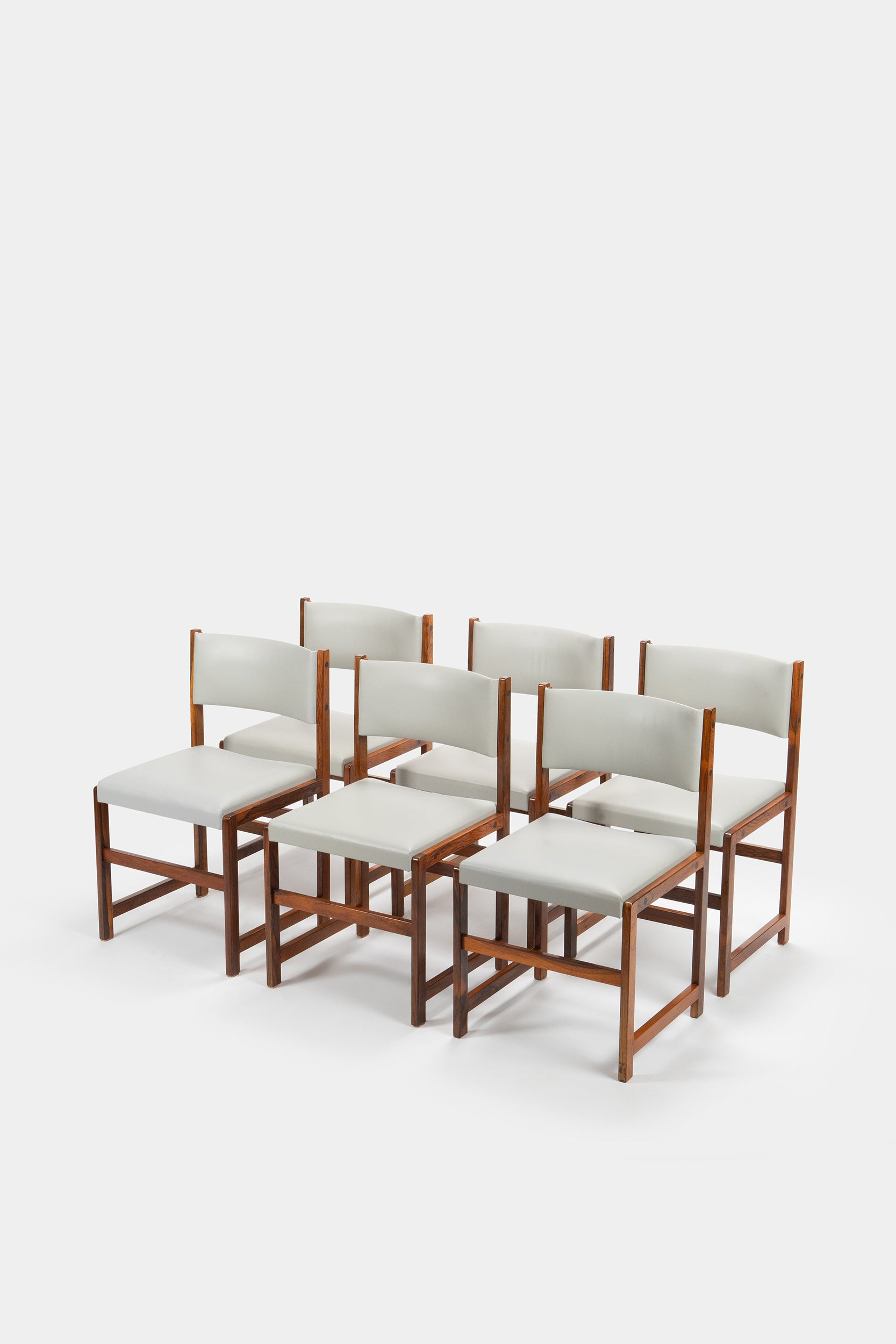 6 Brazilian chairs set, 60s