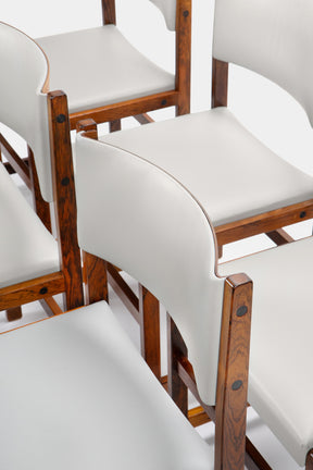 6 Brazilian chairs set, 60s