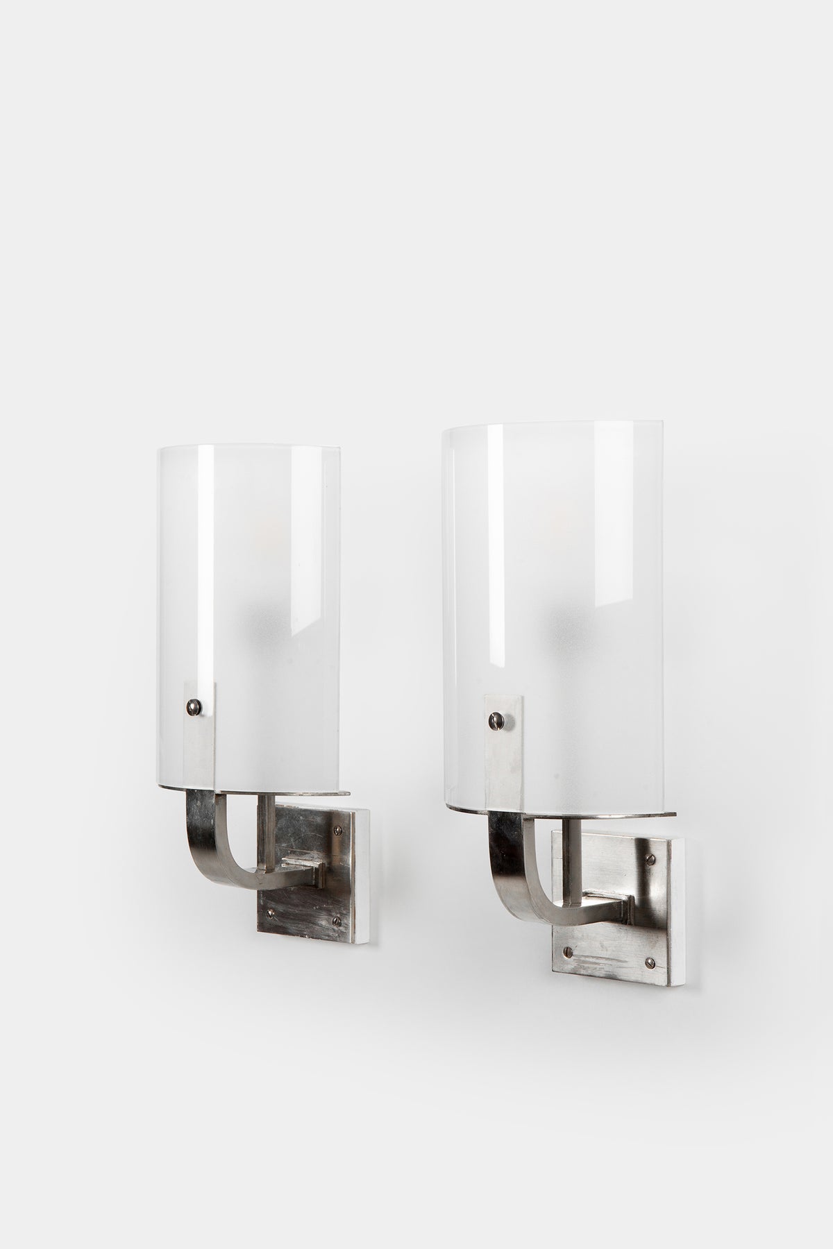 Paar Bauhaus-Wandlampen, 20er