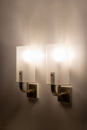 Pair of Bauhaus wall lamps, 20s