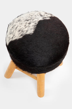 French small fur stool, 50s