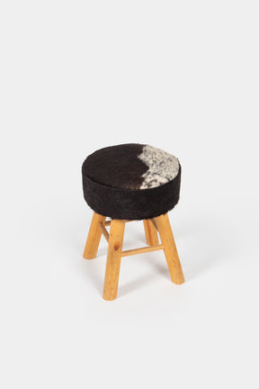 French small fur stool, 50s