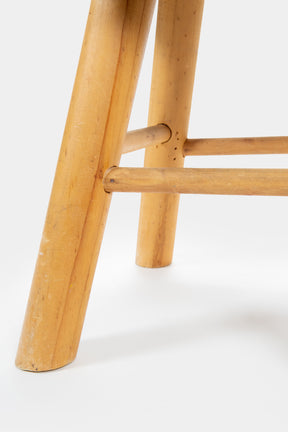 French small fur stool, 50s