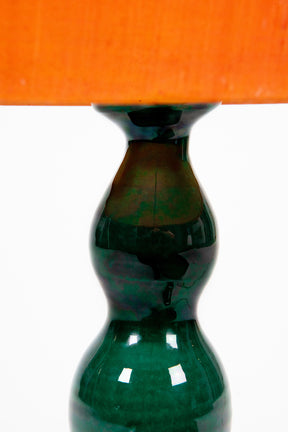 Andre Freymond ceramic lamp green, 60s