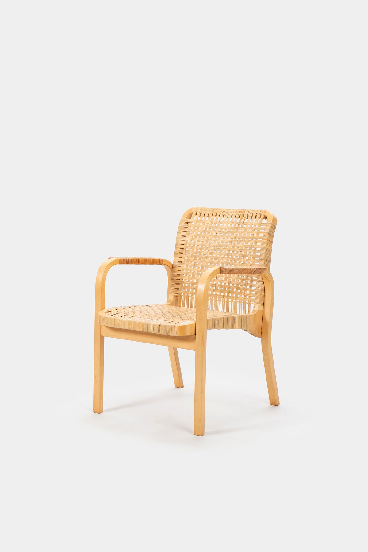 4 Alvar Aalto armchairs 45, Artek, Scandinavia, 30s