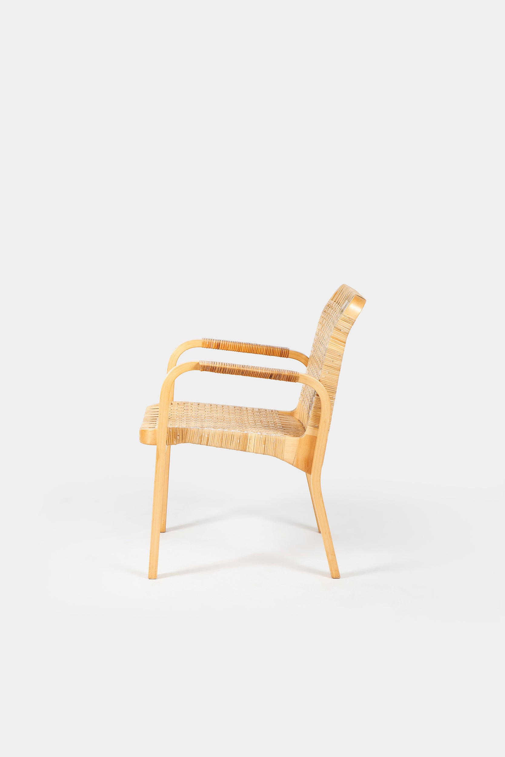 4 Alvar Aalto armchairs 45, Artek, Scandinavia, 30s