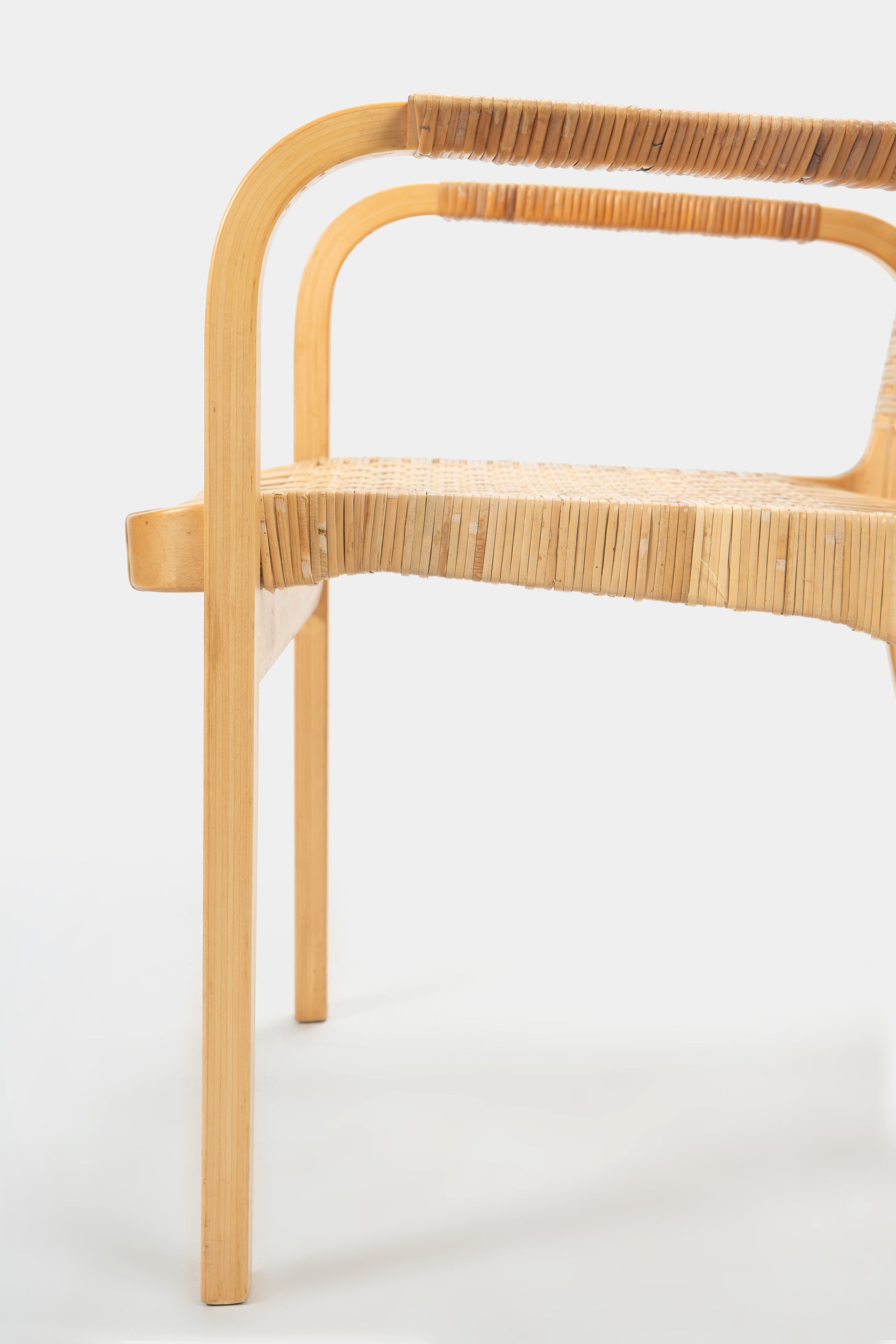 4 Alvar Aalto armchairs 45, Artek, Scandinavia, 30s
