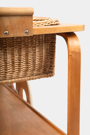 Alvar Aalto für Horgenglarus, Servierwagen, Schweiz, 30er
