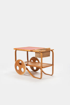 Alvar Aalto für Horgenglarus, Servierwagen, Schweiz, 30er