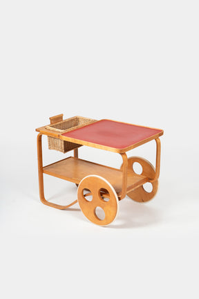 Alvar Aalto für Horgenglarus, Servierwagen, Schweiz, 30er