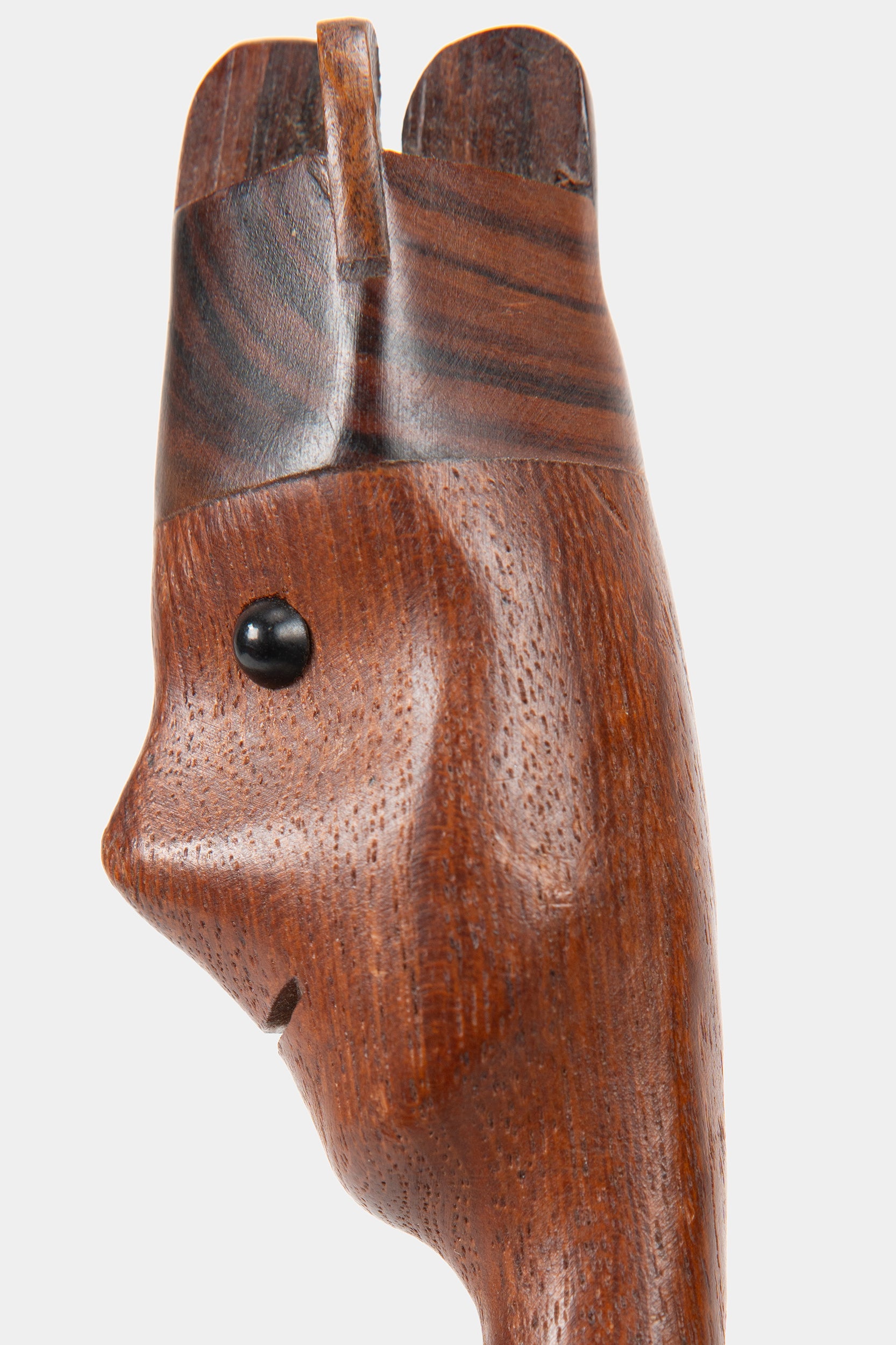 Holzskulptur, Handgefertigt, Dänemark, 60er