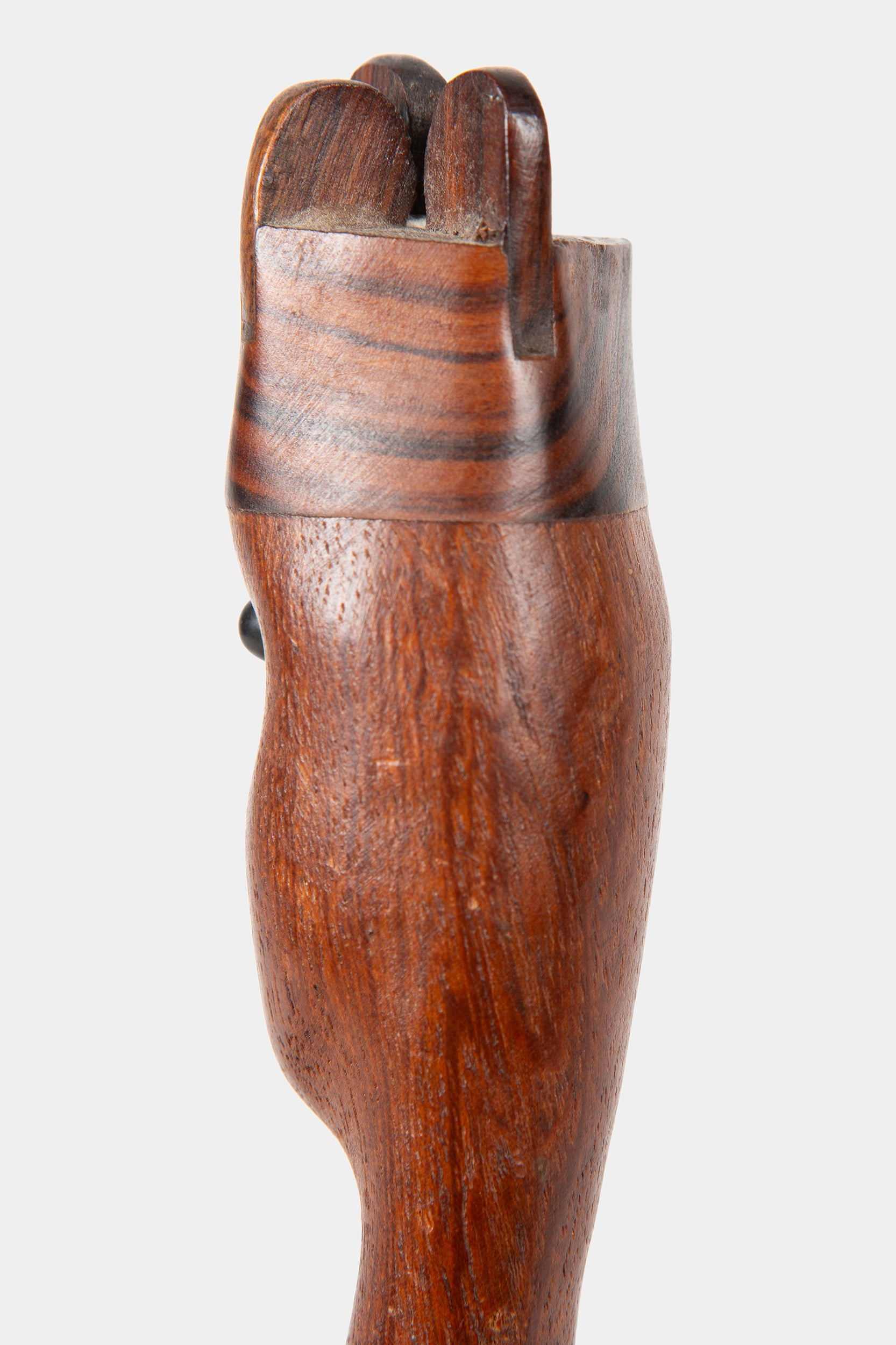 Holzskulptur, Handgefertigt, Dänemark, 60er